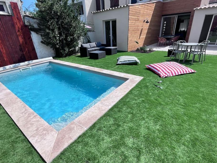 Maison Climatisee, Piscine, A 5 Minutes Des Grands Buffets Narbonne Exterior foto